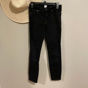 J. CREW Black Denim Skinny Jeans